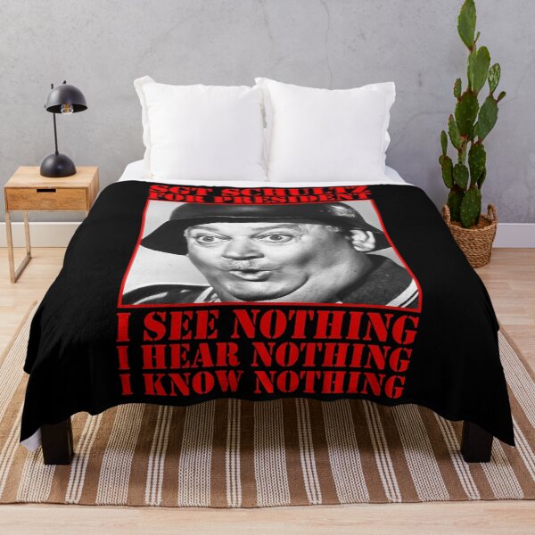 Item preview, SGT Schultz for President I See Nothing, I Hear Nothing, I Know Nothing Meme designed and sold by EmeliaFredrikss.