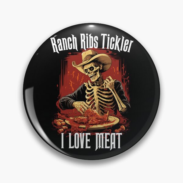 Item preview, Ranch Ribs Tickler | Meat & BBQ Lover Funny Cowboy Skeleton designed and sold by RazorDezign.