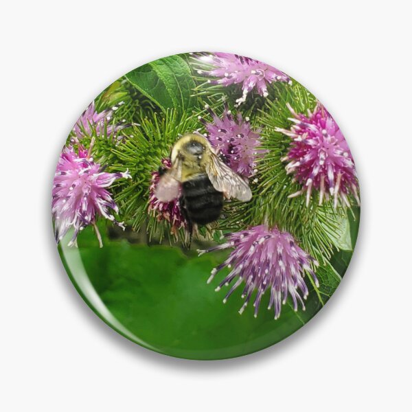 Item preview, Bumble Bee on a Burdock  designed and sold by etherealwonders.