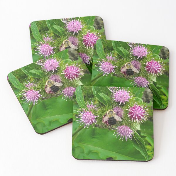 Item preview, Bumble Bee on a Burdock  designed and sold by etherealwonders.