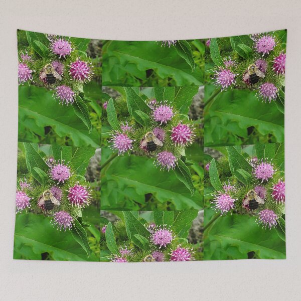 Item preview, Bumble Bee on a Burdock  designed and sold by etherealwonders.