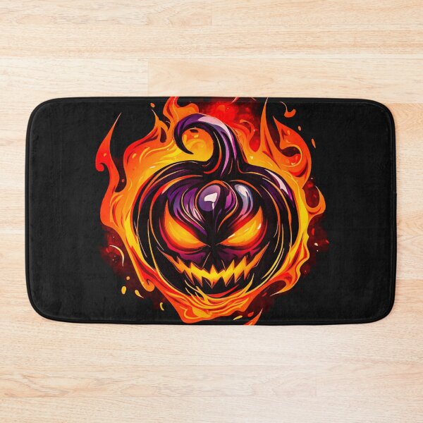 Item preview, Evil Flaming Jack o'lantern designed and sold by OutOfTheBoxArt1.