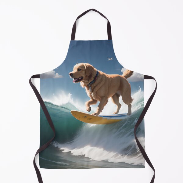 Item preview, surfing dog designed and sold by Animal-Avenue.
