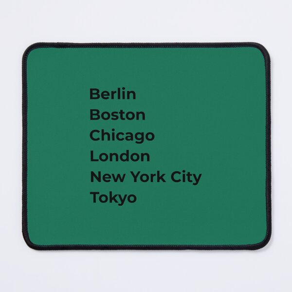 Item preview, World Marathon Majors Cities (No Background) 	 	 designed and sold by ccvuomezq49.