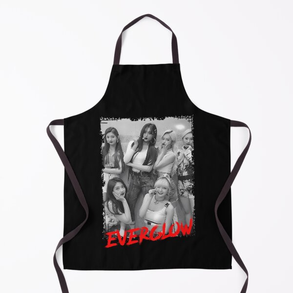Item preview, Everglow Kpop Group Members Black and White Korean Kpop RGB Color designed and sold by MechanicalMarn.