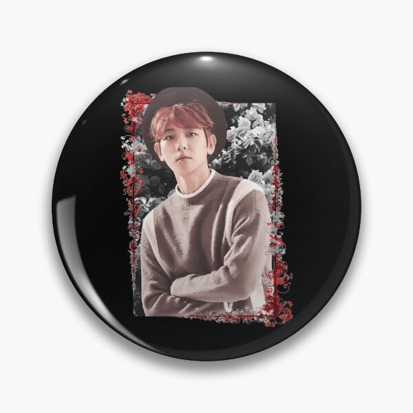 Artikelvorschau, Byun Baek hyun SuperM Baekhyun Korean Kpop Floral entworfen und verkauft von KleinMeilinkLa.
