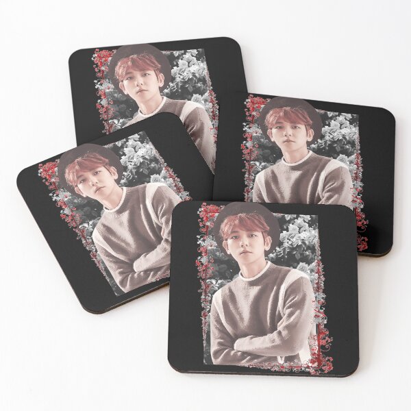 Item preview, Byun Baek hyun SuperM Baekhyun Korean Kpop Floral designed and sold by KleinMeilinkLa.