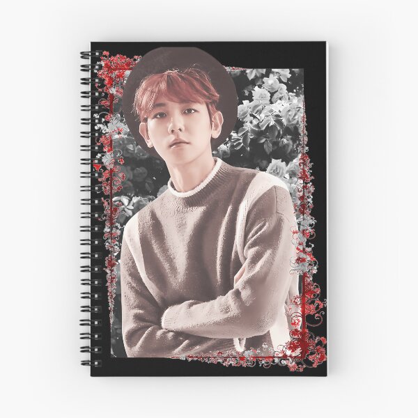 Item preview, Byun Baek hyun SuperM Baekhyun Korean Kpop Floral designed and sold by KleinMeilinkLa.