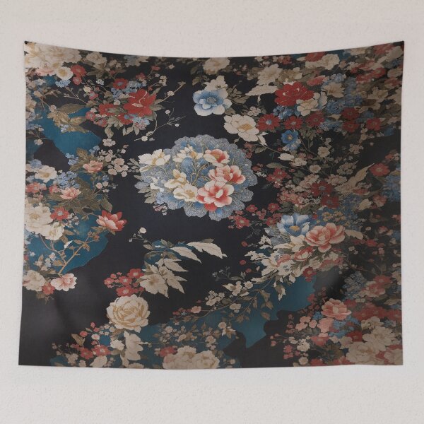 Item preview, Floral Tapestry: A Vibrant Digital Artwork designed and sold by AFUNARTZ.