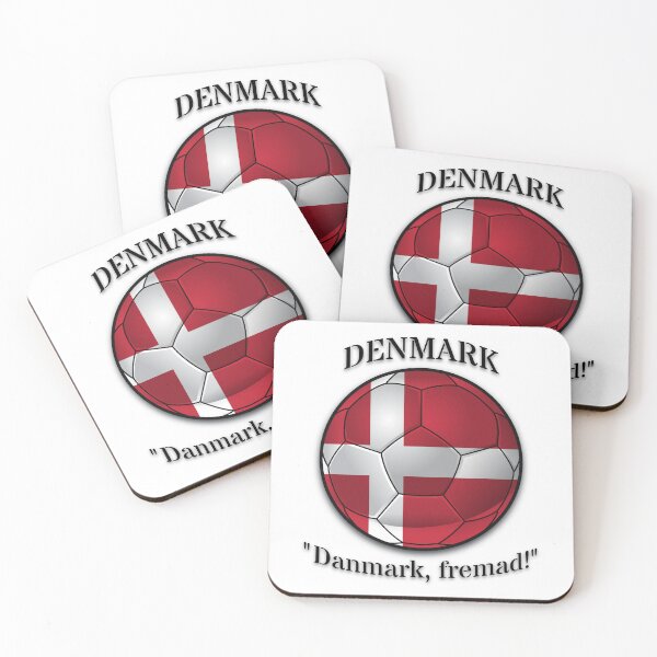 Item preview, DENMARK Soccer Flag, football designed and sold by SE7VENTH.