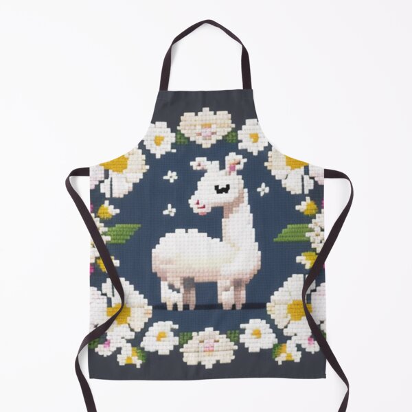 Artikelvorschau, Llama art cross stitch  entworfen und verkauft von Roxburylane.
