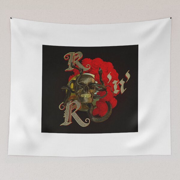 Item preview, Red Roses Rock and Roll Gold Text designed and sold by MadalineGle.