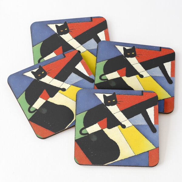 Item preview, The Abstract Black Cat designed and sold by ArthurVandelay.