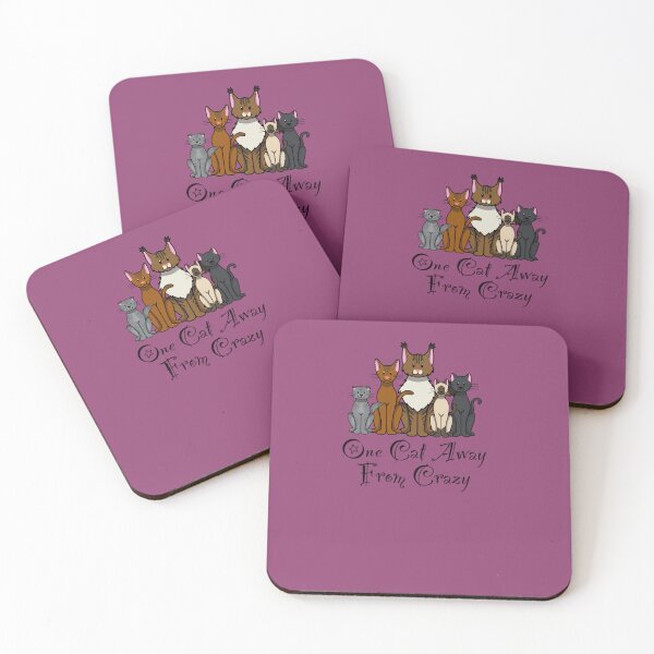 Item preview, One Cat Away From Crazy 	 	 designed and sold by ouakdmds28.