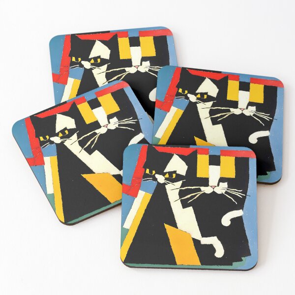 Item preview, The Abstract Black Cat designed and sold by ArthurVandelay.