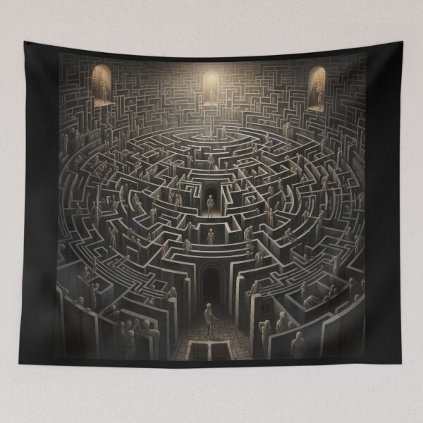 Item preview, Maze - Humanity designed and sold by sedviox.