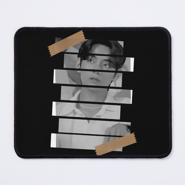 Item preview, Kim Taehyung BTS V Korean Kpop Monochrome Stripe designed and sold by TheaDoughnutFa.