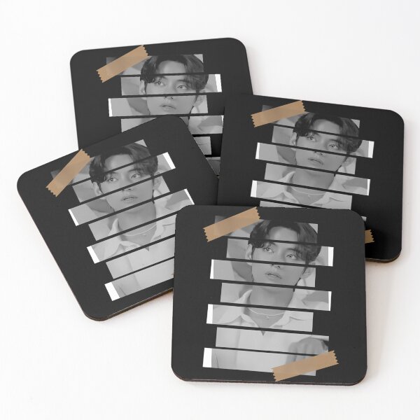 Item preview, Kim Taehyung BTS V Korean Kpop Monochrome Stripe designed and sold by TheaDoughnutFa.