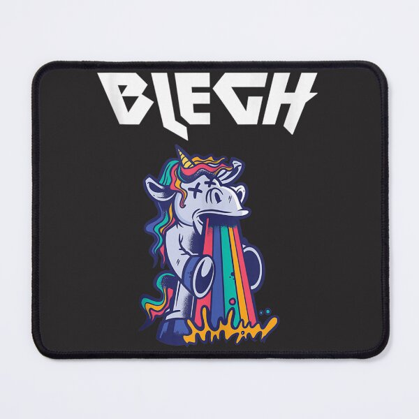 Item preview, Blegh Heavy Metal Metalcore Deathcore Unicorn   designed and sold by GeorgeMPerryA.