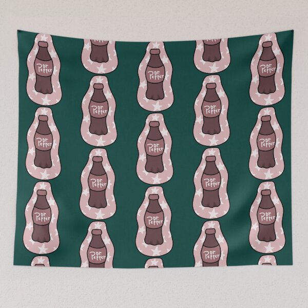 Item preview, Dr. Pepper with pink stars designed and sold by adrinaman.