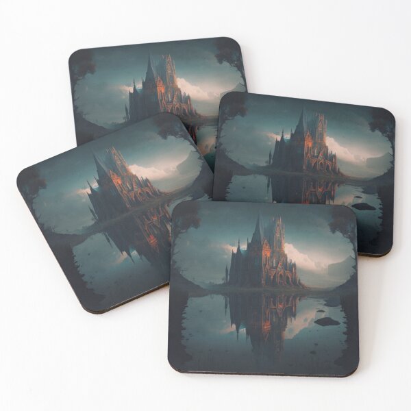 Item preview, Gothic Castle: An Impressive Setting Reflecting the Daylight and Transporting to Another World designed and sold by RetroRevivals.