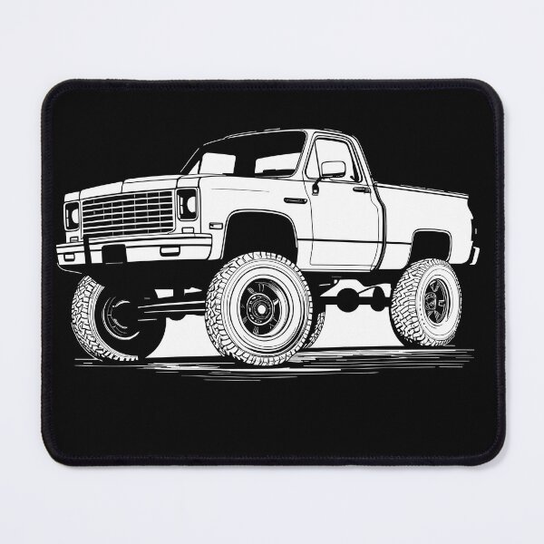 Item preview, Chevy K10 Squarebody Truck silhouette designed and sold by Screamartpixels.