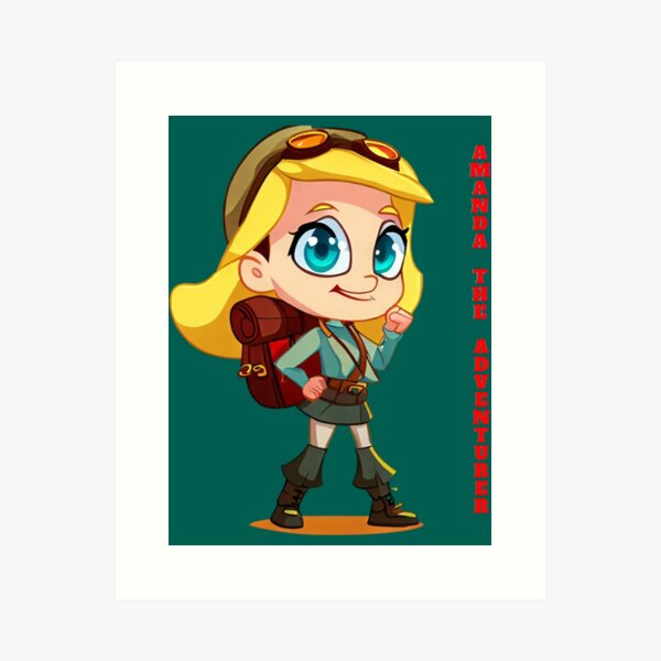 WOOLY AMANDA ADVENTURE Art Print for Sale by DrawForFunYt