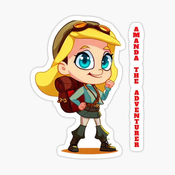 Amanda Adventurer Inspired Stickers 