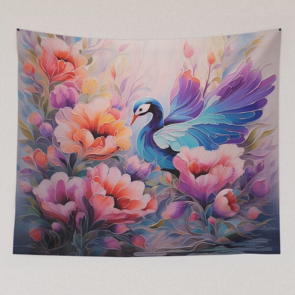 Item preview, Beautiful Floral Swan Watercolor designed and sold by TheCraftyG.