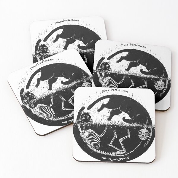 Item preview, Gatoboros , Infinite Black Cat and Skeleton Ouroboros  designed and sold by dinatrix.