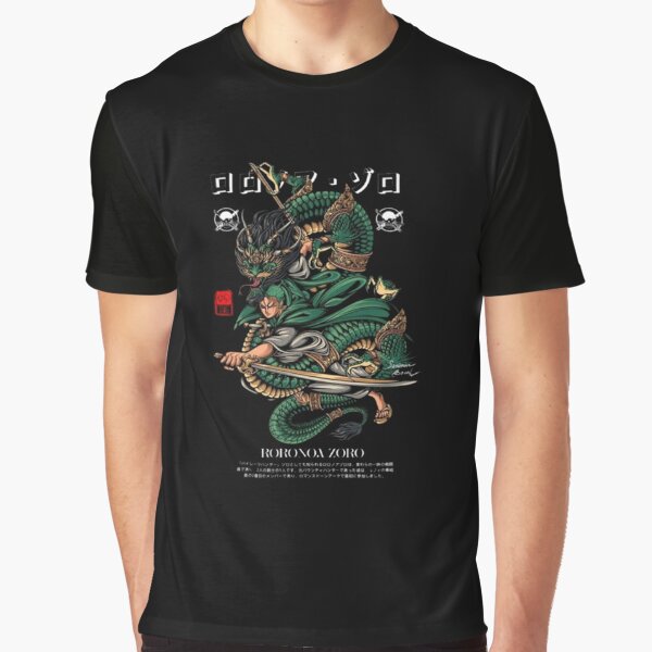 Camiseta One Piece Roronoa Zoro Haramaki Design