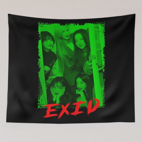 Item preview, EXID Kpop Group Members Green Korean Kpop RGB Color designed and sold by MechanicalMarn.