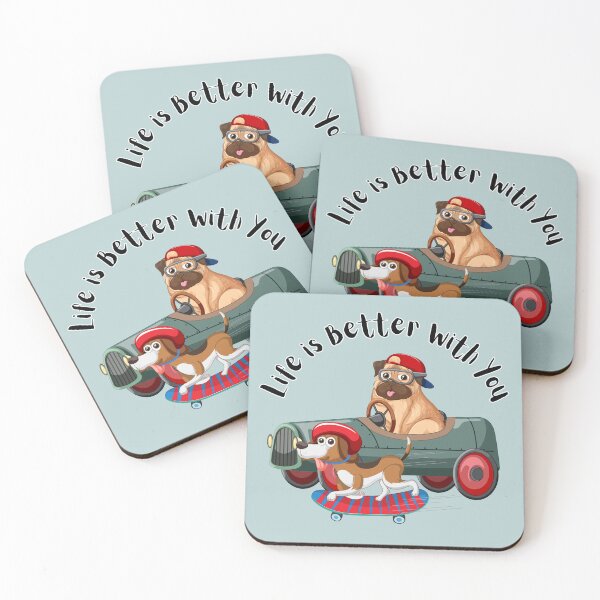 Item preview, Life is Better With You - Dog Lovers designed and sold by JennyDesignShop.