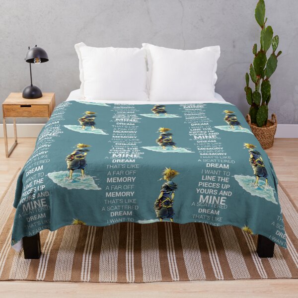【販売終了品】KINGDOM HEARTS III Fleece Blanket 3D Cartoon Kingdom Hearts Game Soft Plush Blanket,Flannel