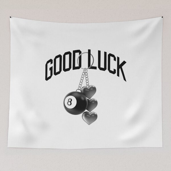 Item preview, Good Luck 8 Ball Key Chain designed and sold by monothatthat.