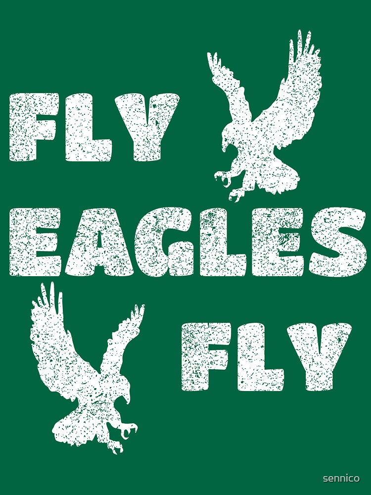 Fruit of The Loom Eagles, Fly Eagles Fly | T-shirts | Vintage Philadelphia Fly Eagles Fly T-Shirt