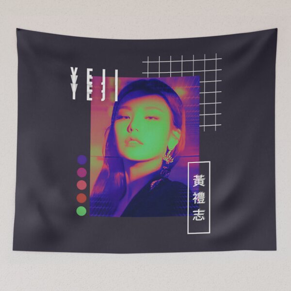 Item preview, ITZY Yeji GUESS WHO Vaporwave Collage     	 designed and sold by ytrgpbqutg53.