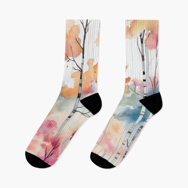 Item preview, Colorful Birch Tree Pattern designed and sold by Amy Olsen.