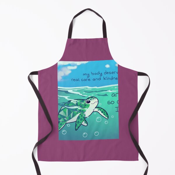 Item preview, My Body Deserves Real Care and Kindness Sea Turtle 	 	 designed and sold by ouakdmds28.