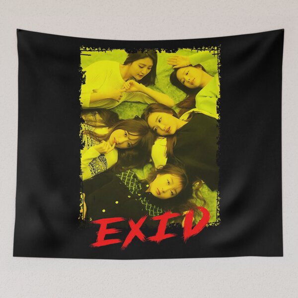 Item preview, EXID Kpop Group Members Yellow Korean Kpop RGB Color designed and sold by MechanicalMarn.