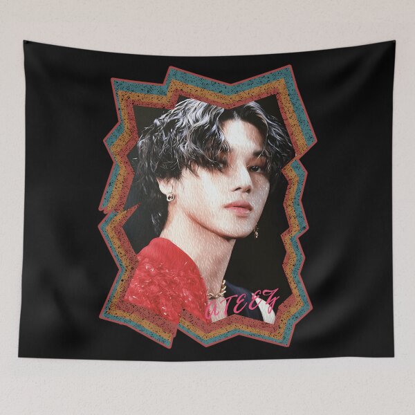Item preview, Jung Wooyoung ATEEZ Wooyoung Korean Kpop Retro Color Oil Paint designed and sold by Store-Art-patr.