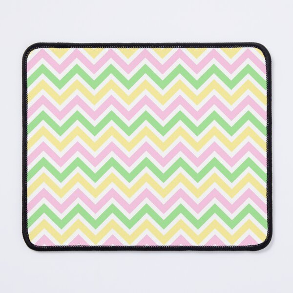 Item preview, Chevron Pattern. Pastel Pink Green Yellow color designed and sold by Aetherier.