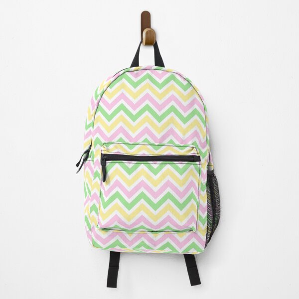 Item preview, Chevron Pattern. Pastel Pink Green Yellow color designed and sold by Aetherier.