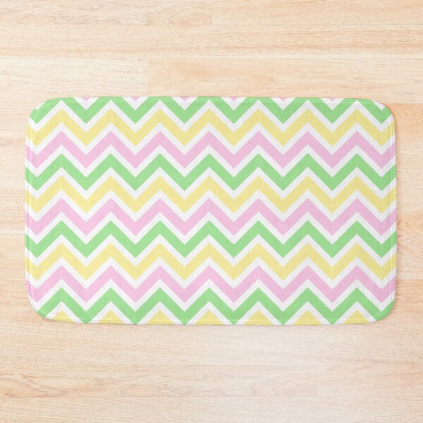 Item preview, Chevron Pattern. Pastel Pink Green Yellow color designed and sold by Aetherier.