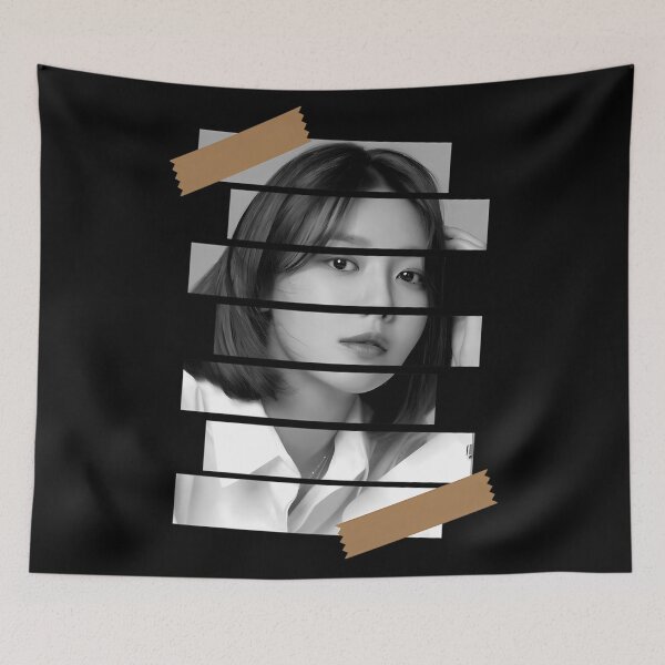 Item preview, Choi Soo Young Girls Generation SNSD Sooyoung Korean Kpop Monochrome Stripe designed and sold by BauwhuisPleasa.