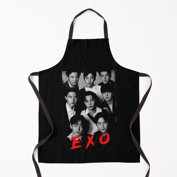 Item preview, EXO Kpop Group Members black and white Korean Kpop RGB Color designed and sold by MechanicalMarn.