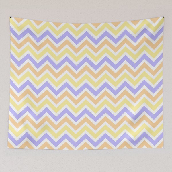 Item preview, Chevron Pattern. Pastel Purple Orange Yellow color designed and sold by Aetherier.