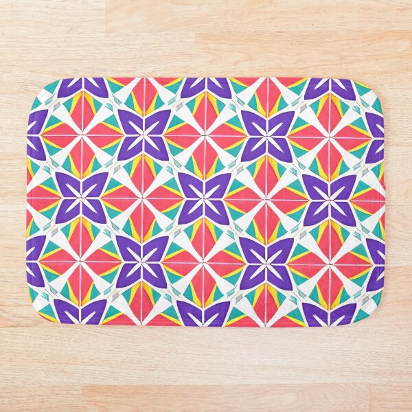 Aperçu de l'œuvre Pétales violets et rouges - motif floral créée et vendue par Vik-Ink.