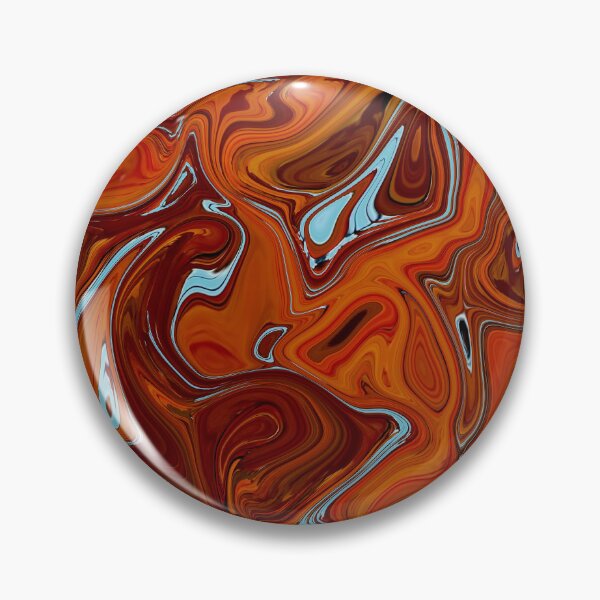 Artikelvorschau, Alcester 02- Contemporary Abstract - Fluid Painting - Marbling Art - Coffee Brown entworfen und verkauft von Studio Grafiikka.