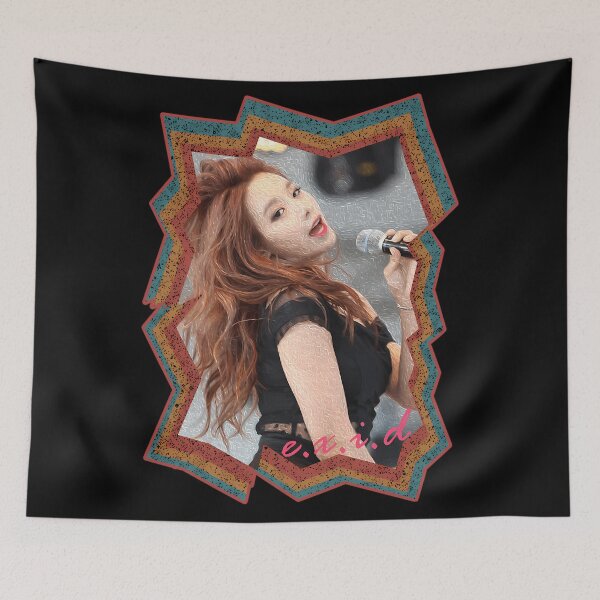 Item preview, Jung Yuji EXID UJi Korean Kpop Retro Color Oil Paint designed and sold by Store-Art-patr.
